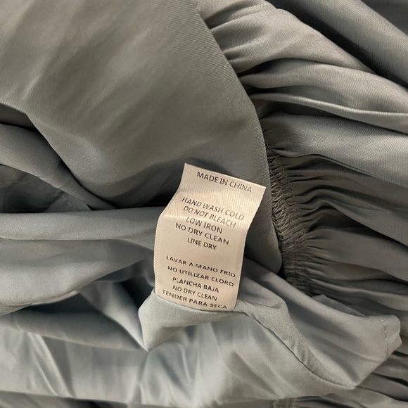 NWOT High-Low Halter Maxi dress in Dusty Blue - Picture 9 of 9